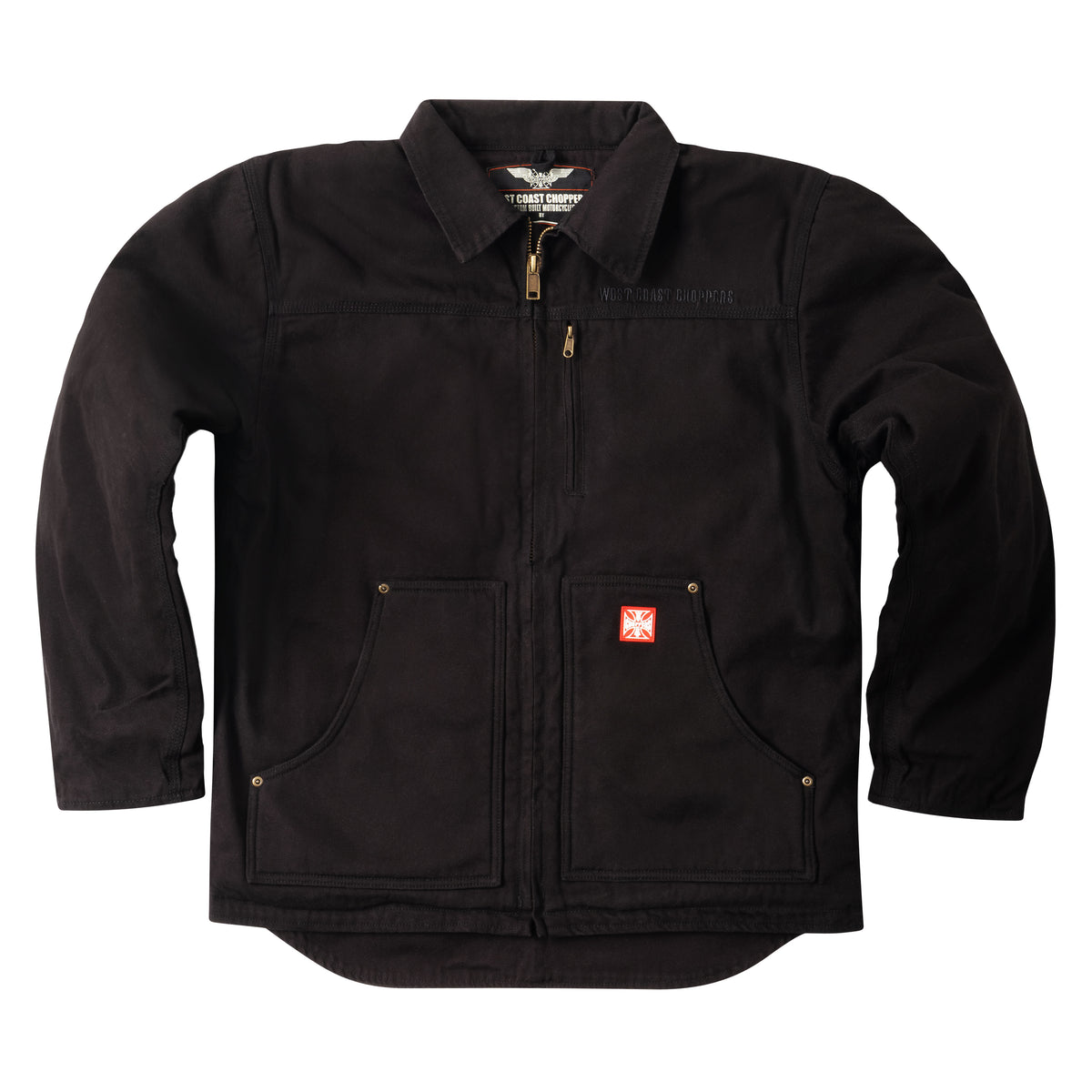 WCC FLEECE LINED WORKJACKET - BLACK – West Coast Choppers