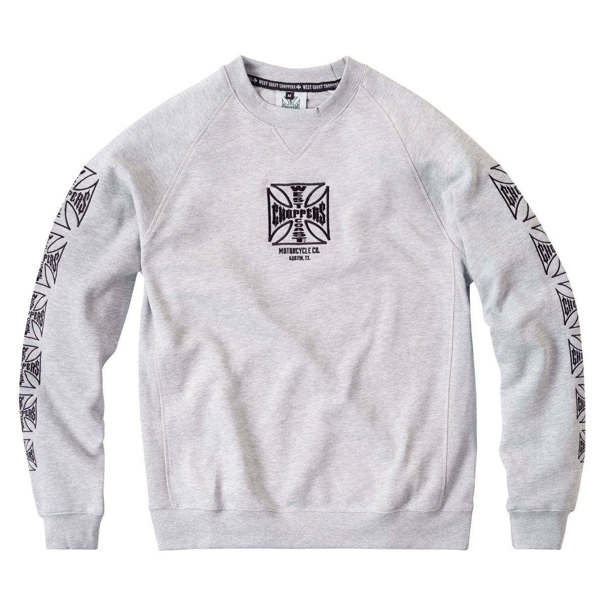 WCC DOMINATOR OVERSIZED SWEATER - HEATHER GREY – West Coast Choppers