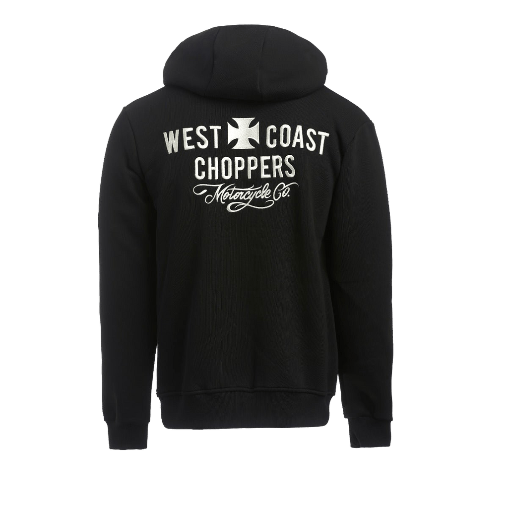 Motorcycle Co. Zip Hoody - Black - West Coast Choppers