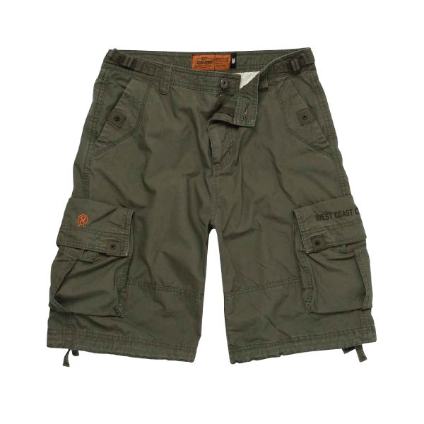 WCC CAINE RIPSTOP CARGO SHORT - OLIVE GREEN - West Coast Choppers