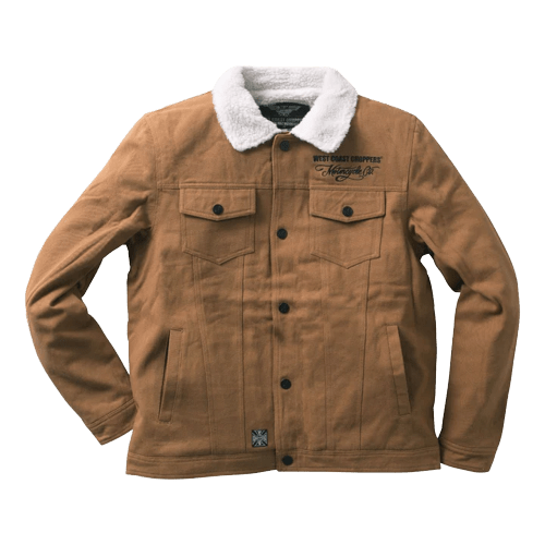 WCC Sherpa Lined Canvas Jacket Duck - West Coast Choppers