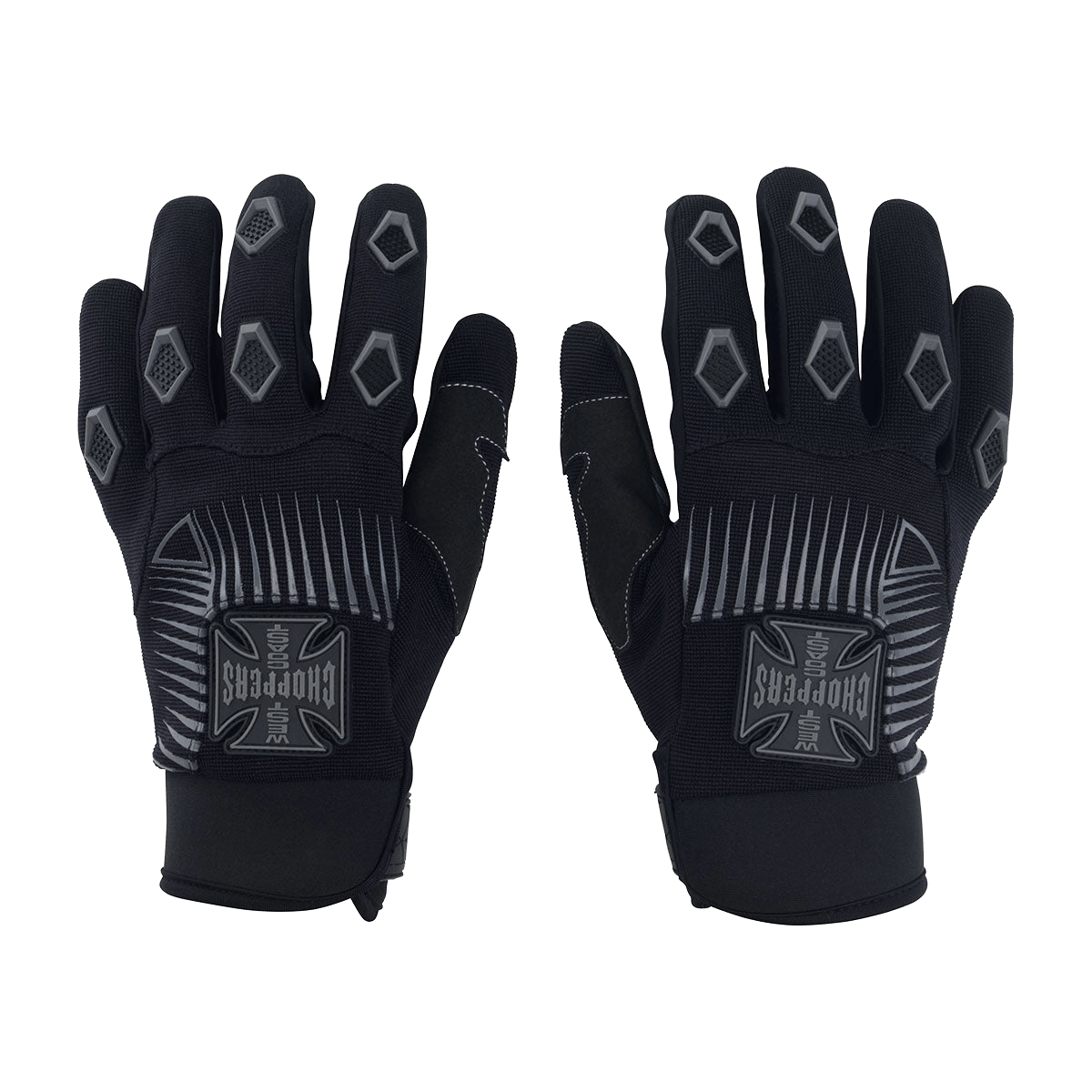 West Coast Choppers Por Vida Gloves Black