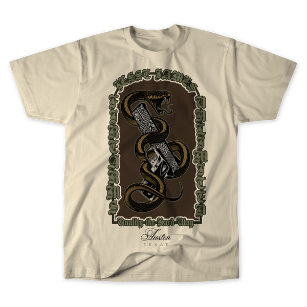 JJFU VENOM TEE - NATURAL – West Coast Choppers
