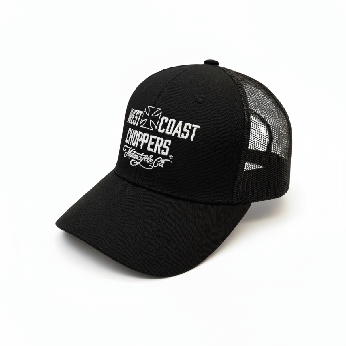 West Coast Choppers Motorcycle Co. Mesh Hat - Black West Coast Choppers Motorcycle Co. Mesh Hat - Black