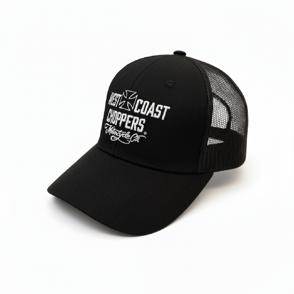 West Coast Choppers Motorcycle Co. Mesh Hat - Black
