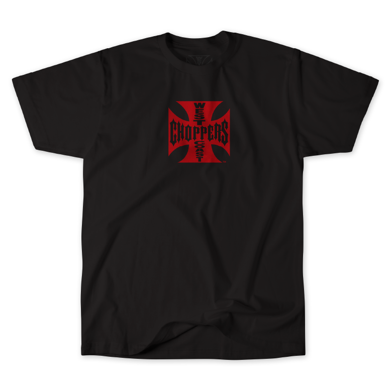 West Coast Choppers OG Classic Tee - Black Red West Coast Choppers OG Classic Tee - Black Red