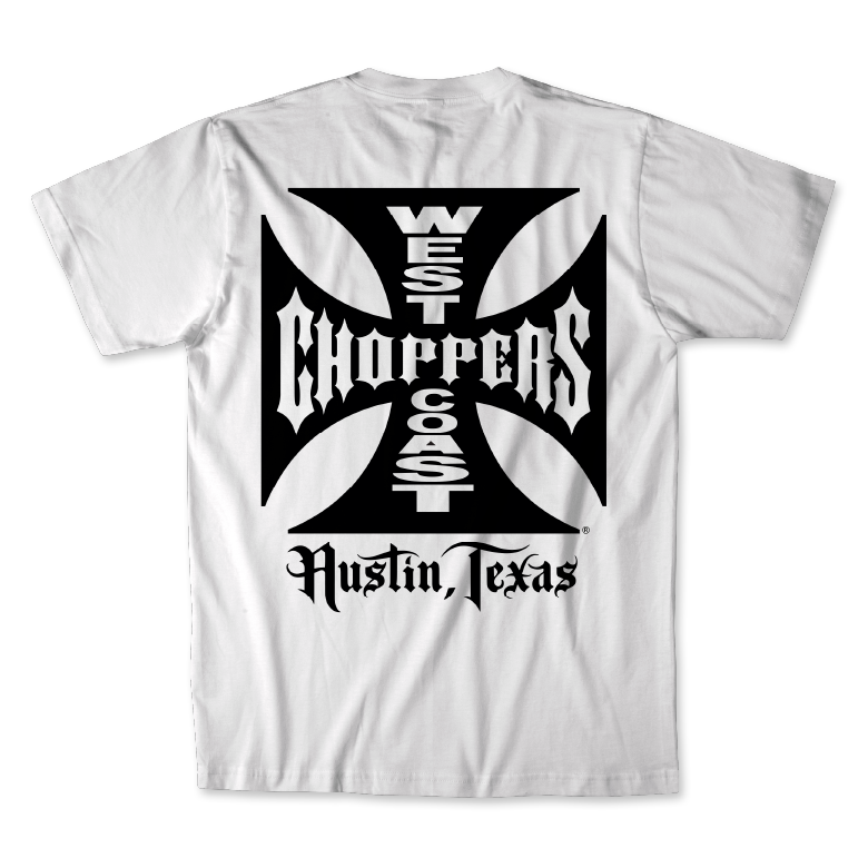 West Coast Choppers OG Classic ATX Tee - White West Coast Choppers OG Classic ATX Tee - White