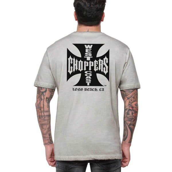 【oan】Circle Chopper Vintage Washed Short Sleeve T-Shirt Southern Charm 