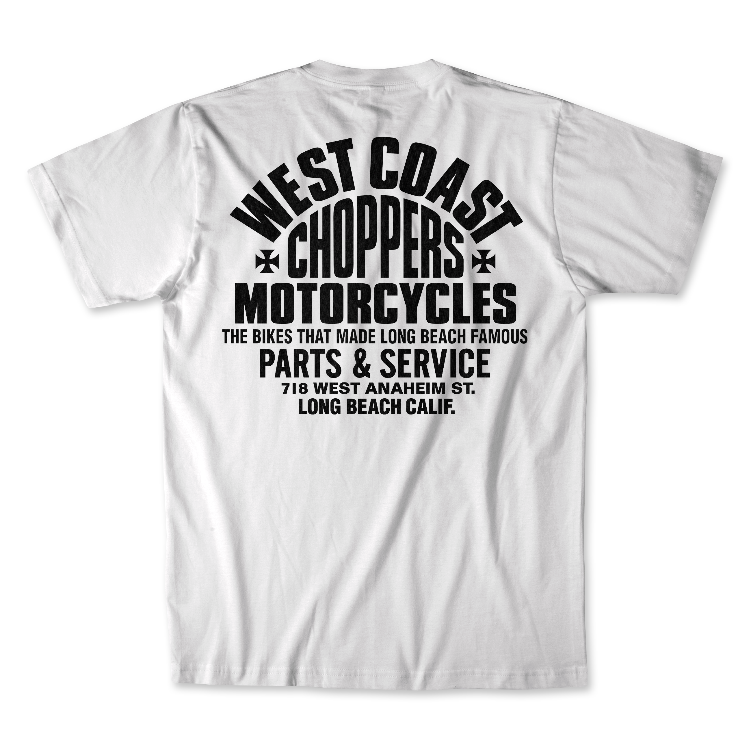 West Coast Choppers Parts Tee - White West Coast Choppers Parts Tee - White