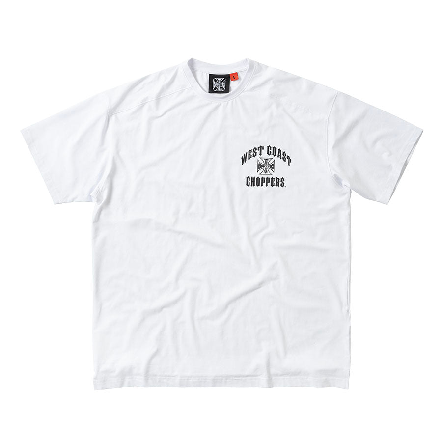 WEST COAST CHOPPERS Maglietta da uomo OG Classic, colore: Nero/Bianco, taglia: S WEST COAST CHOPPERS Maglietta da uomo OG Classic, colore: Nero/Bianco, taglia: S