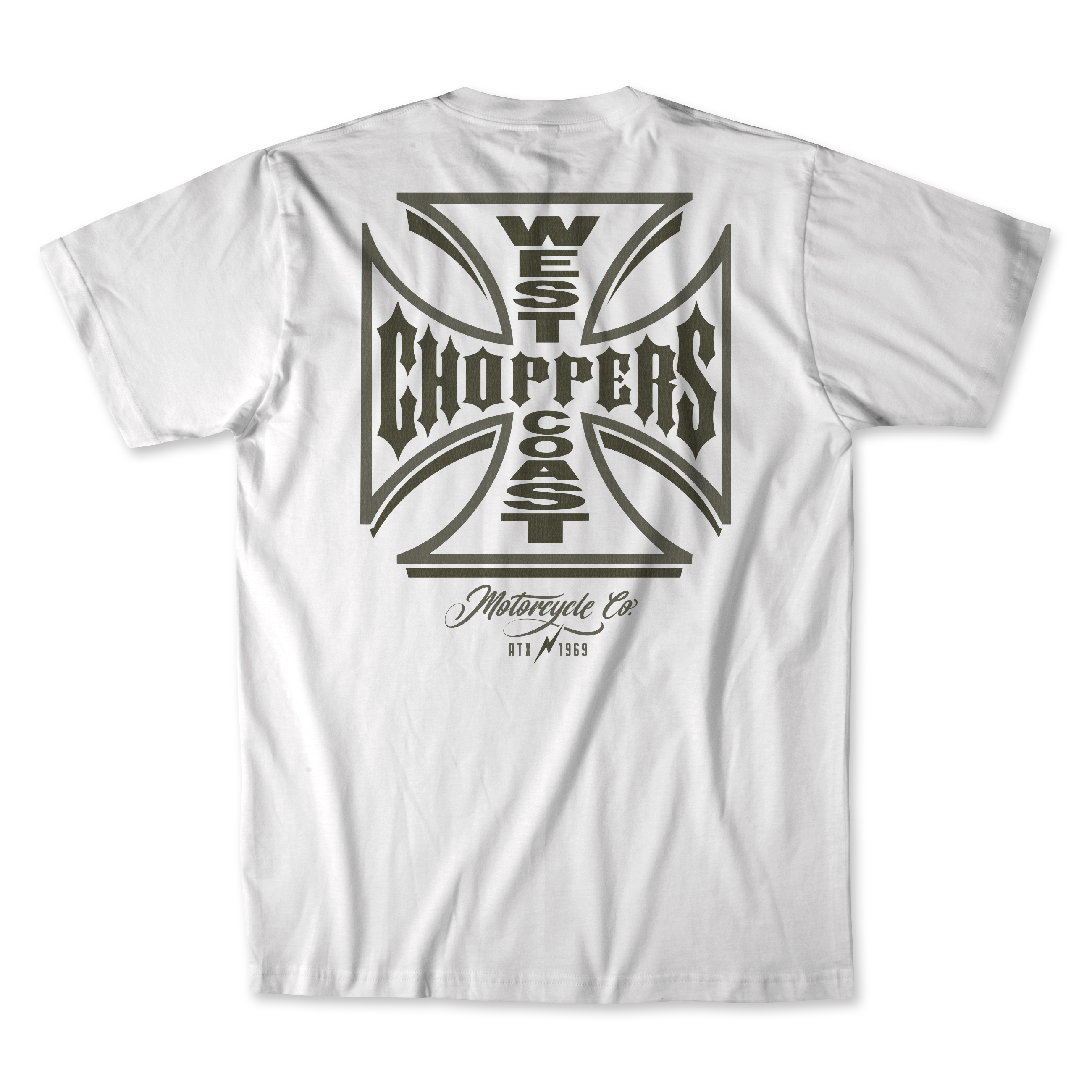 WCC ATX-LBC TEE - WHITE – West Coast Choppers