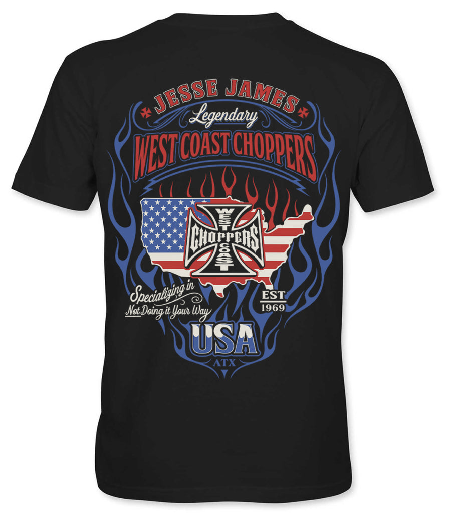 West Coast Choppers T-shirts - Ride with us!