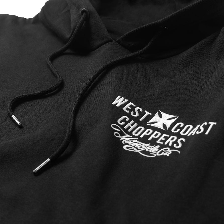 WCC FRISCO HOODY - BLACK - West Coast Choppers