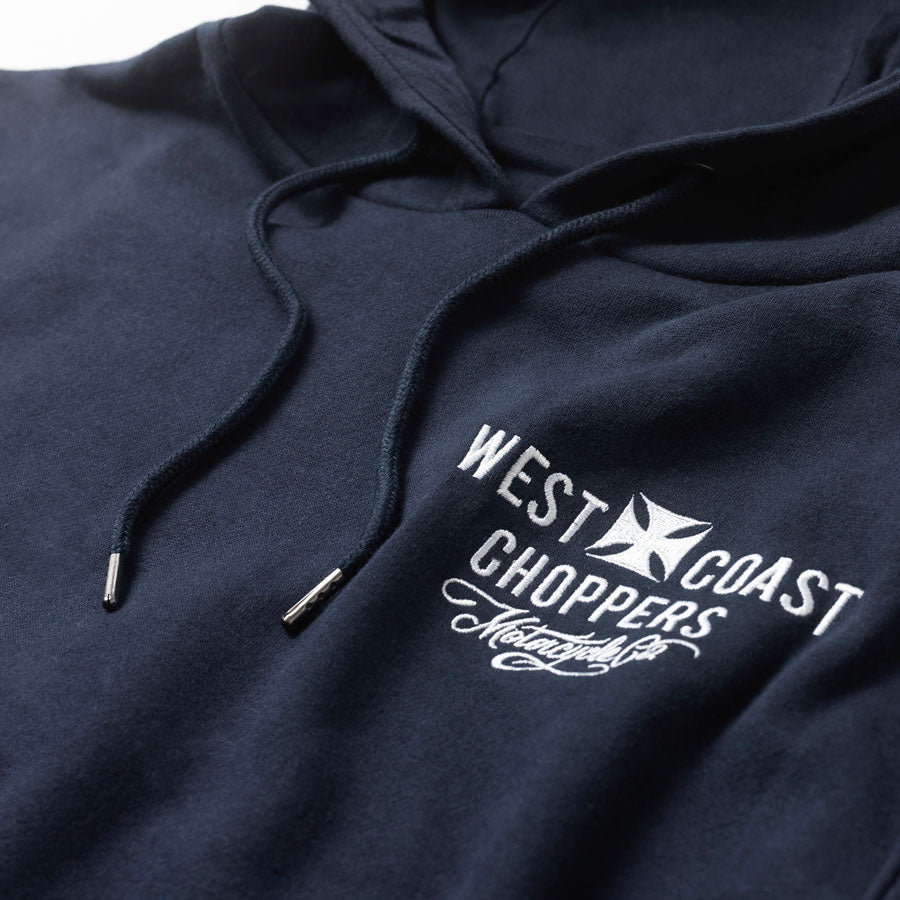 WCC FRISCO HOODY - NAVY - West Coast Choppers