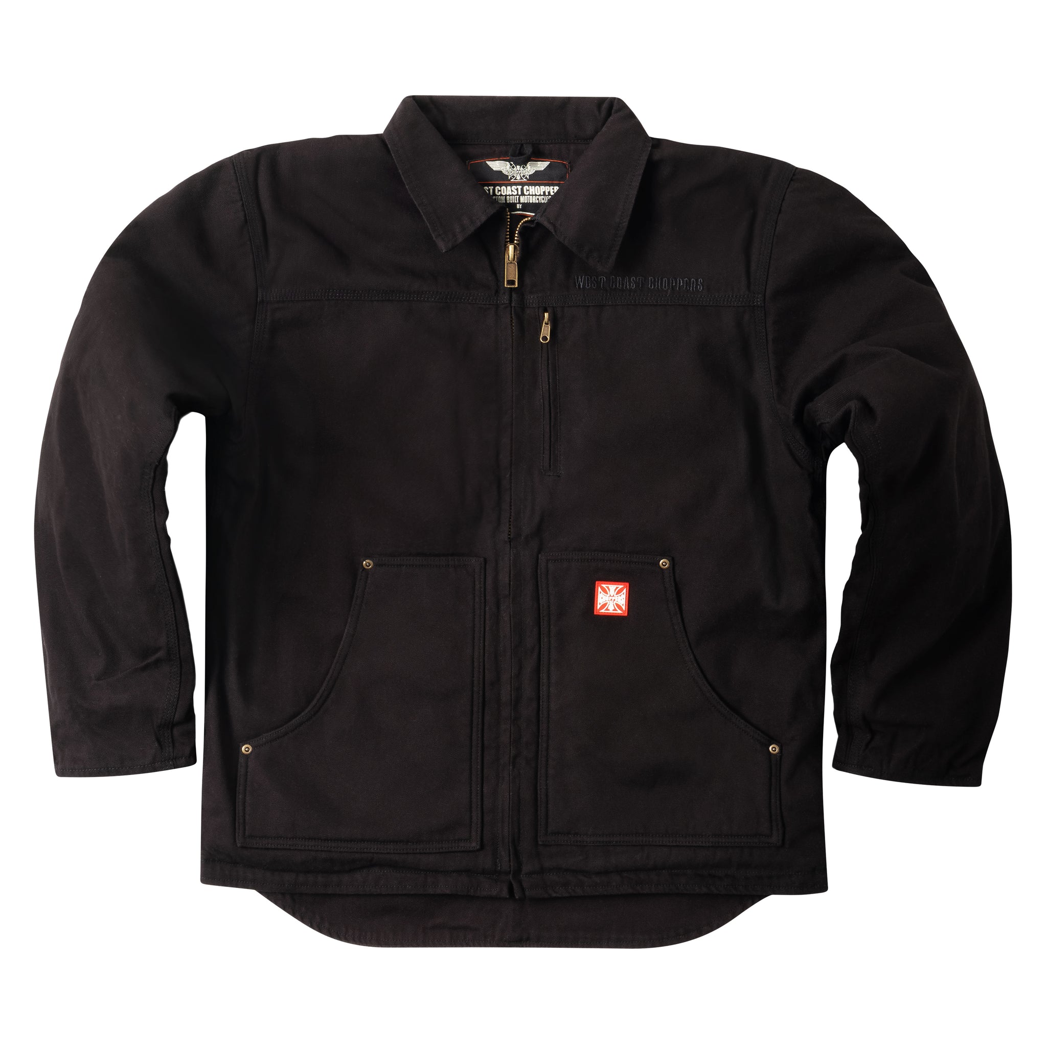 WCC FLEECE LINED WORKJACKET - BLACK – West Coast Choppers