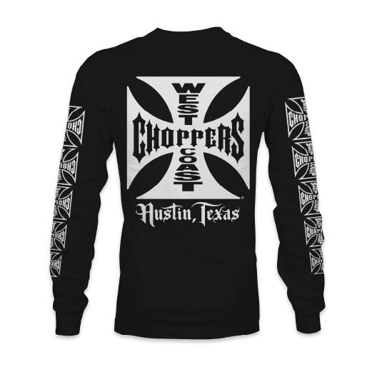 WCC - OG CROSS LONGSLEEVE - Black – West Coast Choppers