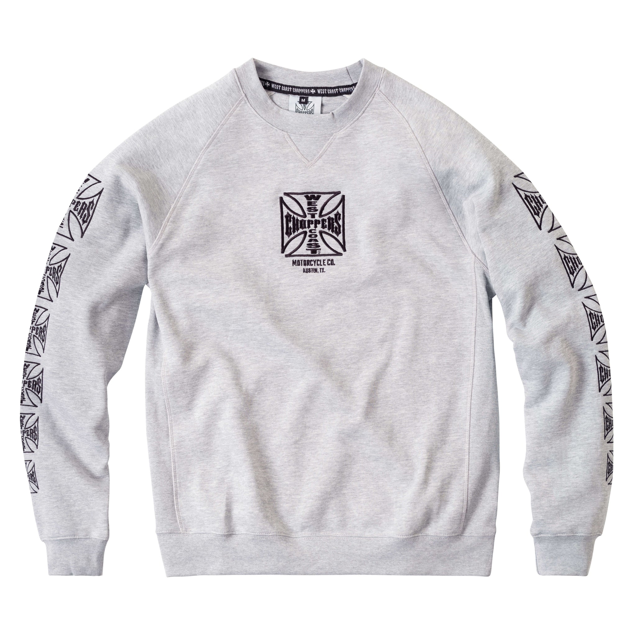 WCC DOMINATOR OVERSIZED SWEATER - HEATHER GREY – West Coast Choppers