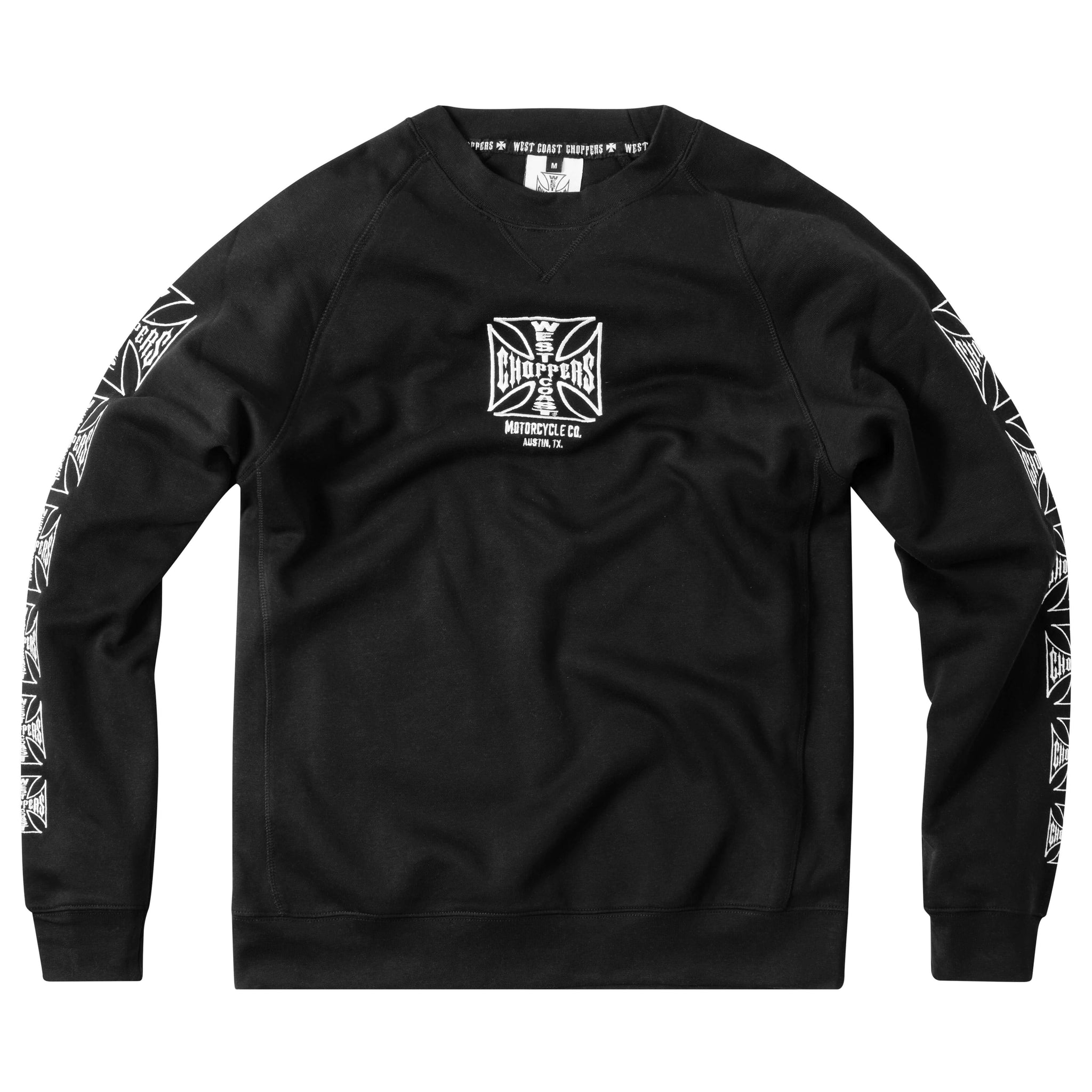 ⭐︎大人気⭐︎WEST COAST CHOPPERS XL 当時モノ　鬼フェード WCC DOMINATOR OVERSIZED SWEATER - BLACK – West Coast Choppers