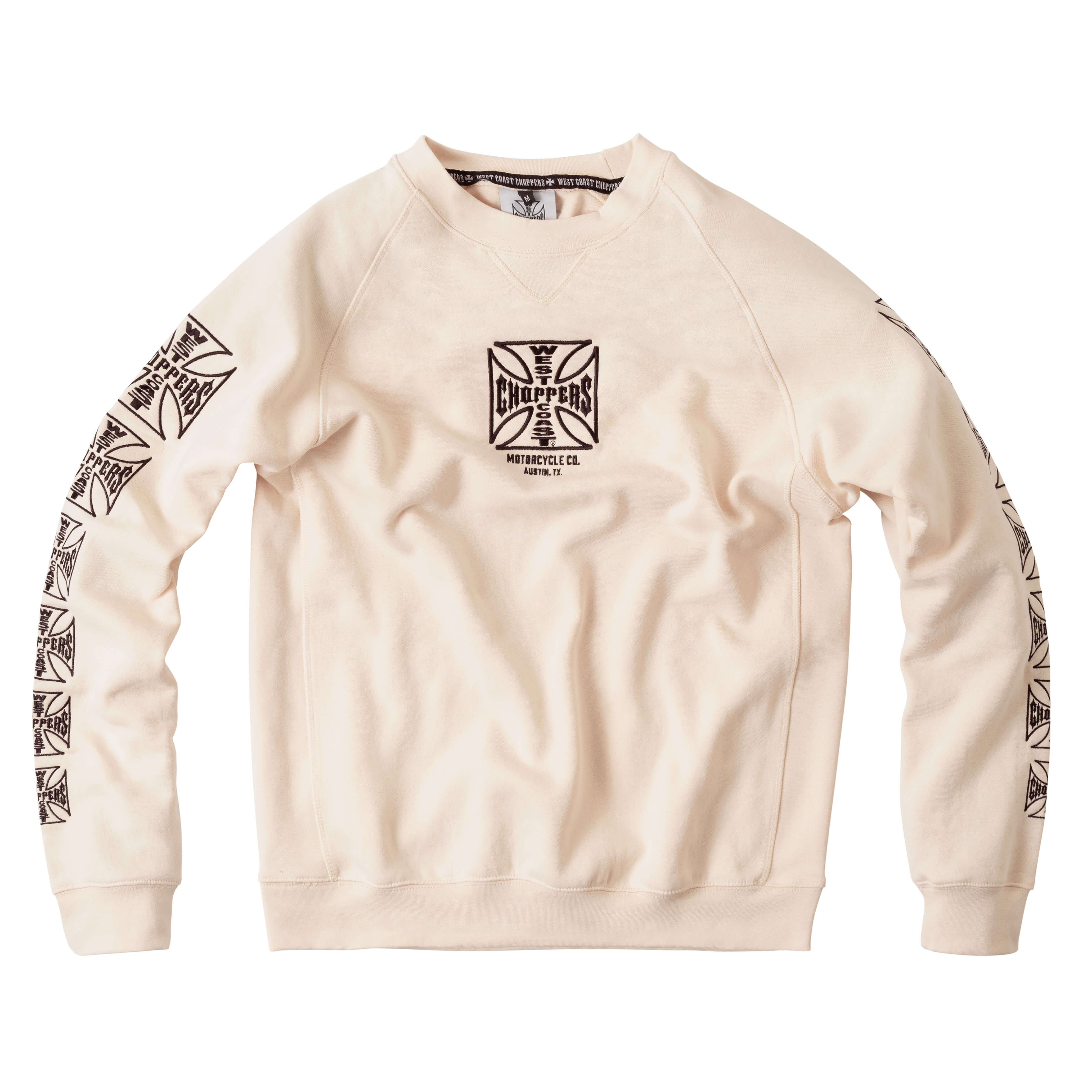 WCC DOMINATOR OVERSIZED SWEATER - BEIGE/SAND – West Coast Choppers