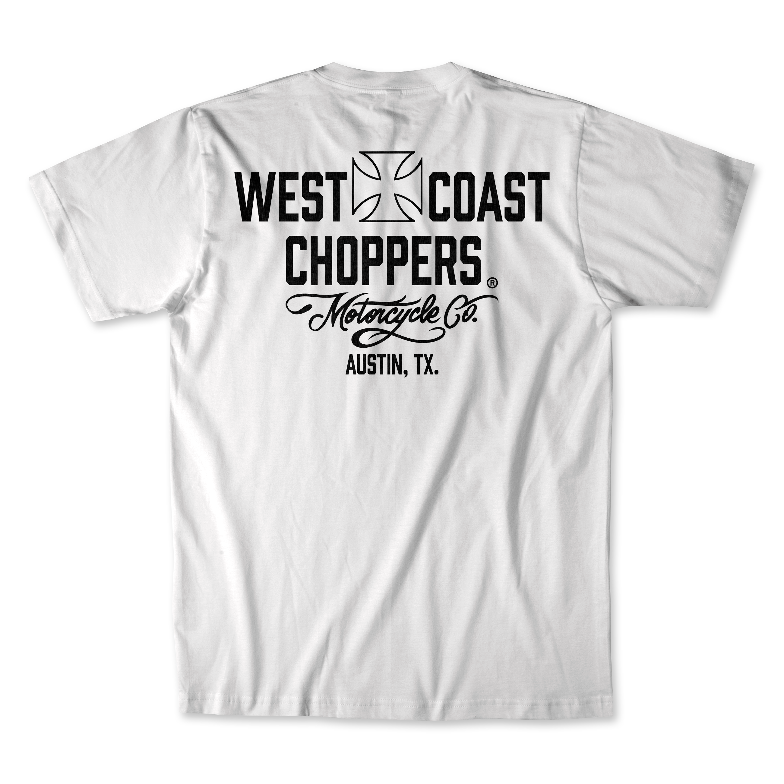 West Coast Choppers Motorcycle Co. Tee - White West Coast Choppers Motorcycle Co. Tee - White
