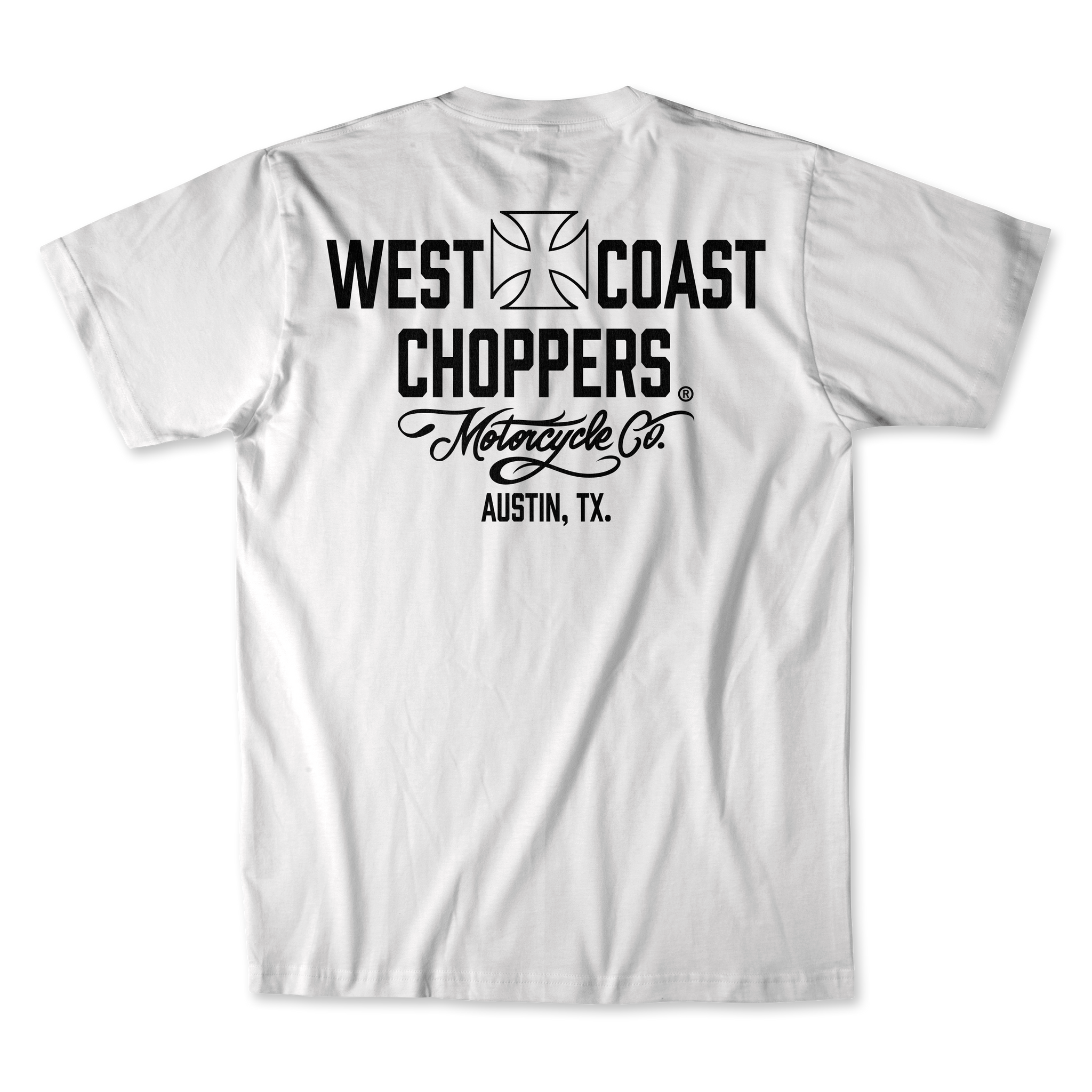 West Coast Choppers Motorcycle Co. Tee - White West Coast Choppers Motorcycle Co. Tee - White