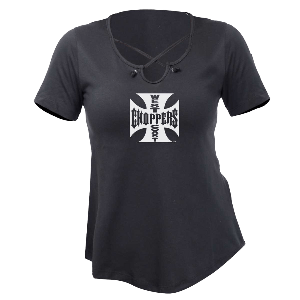 WCC Addo Ladys T-shirt Black - West Coast Choppers
