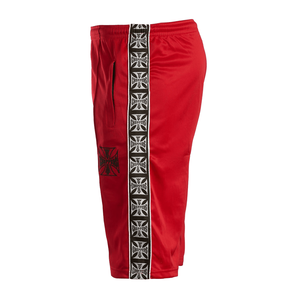 WCC Basketball Short - Red - West Coast Choppers