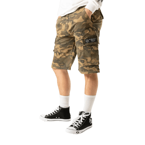 Vintage camo 2025 cargo shorts