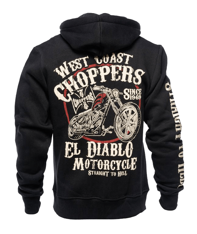 West coast choppers El Diablo Hoodie Black