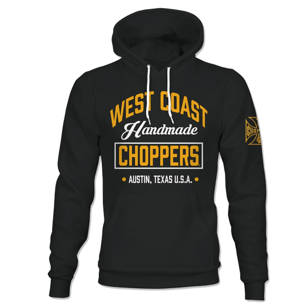 WCC HANDMADE HOODY - BLACK – West Coast Choppers