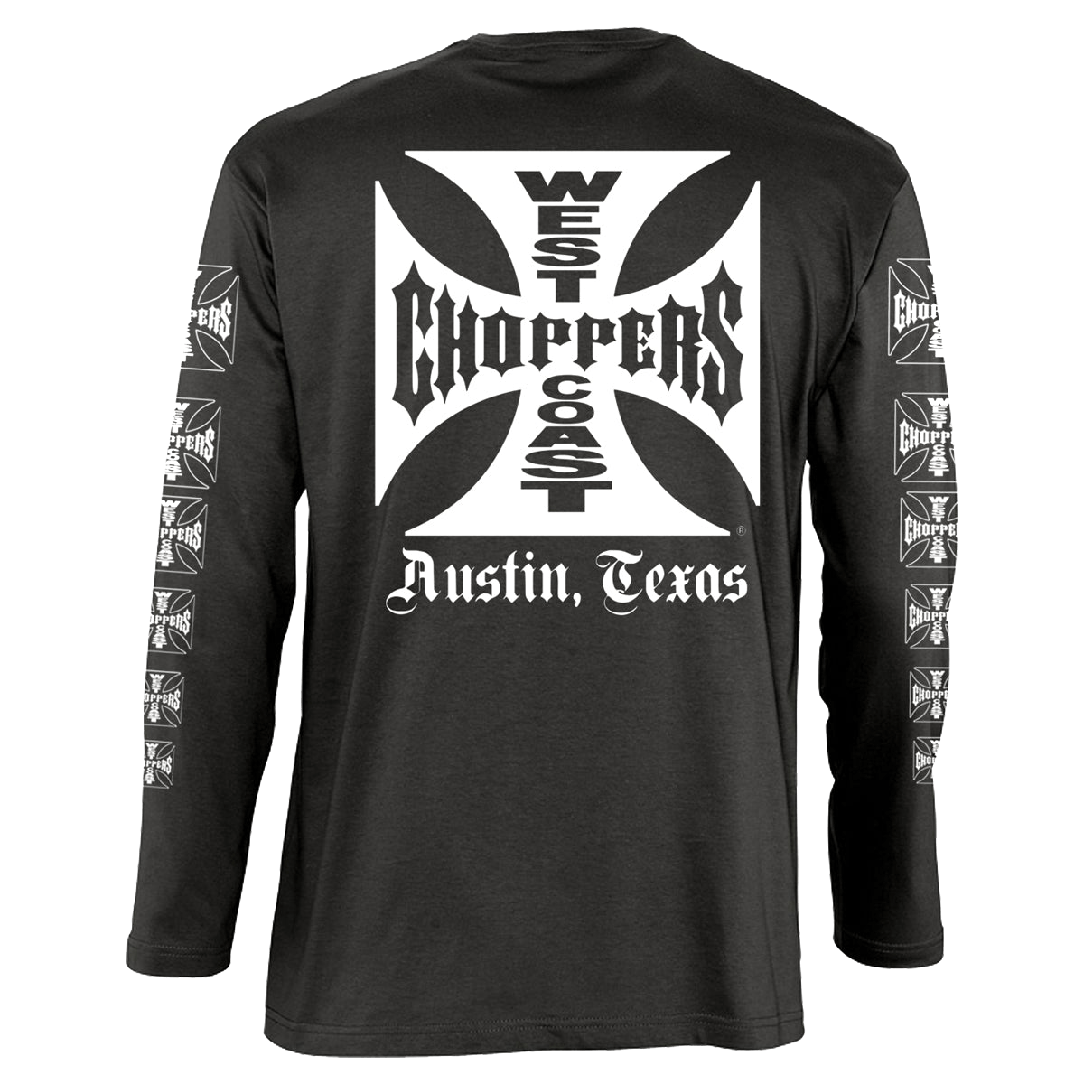 WCC - OG CROSS LONGSLEEVE - Black – West Coast Choppers