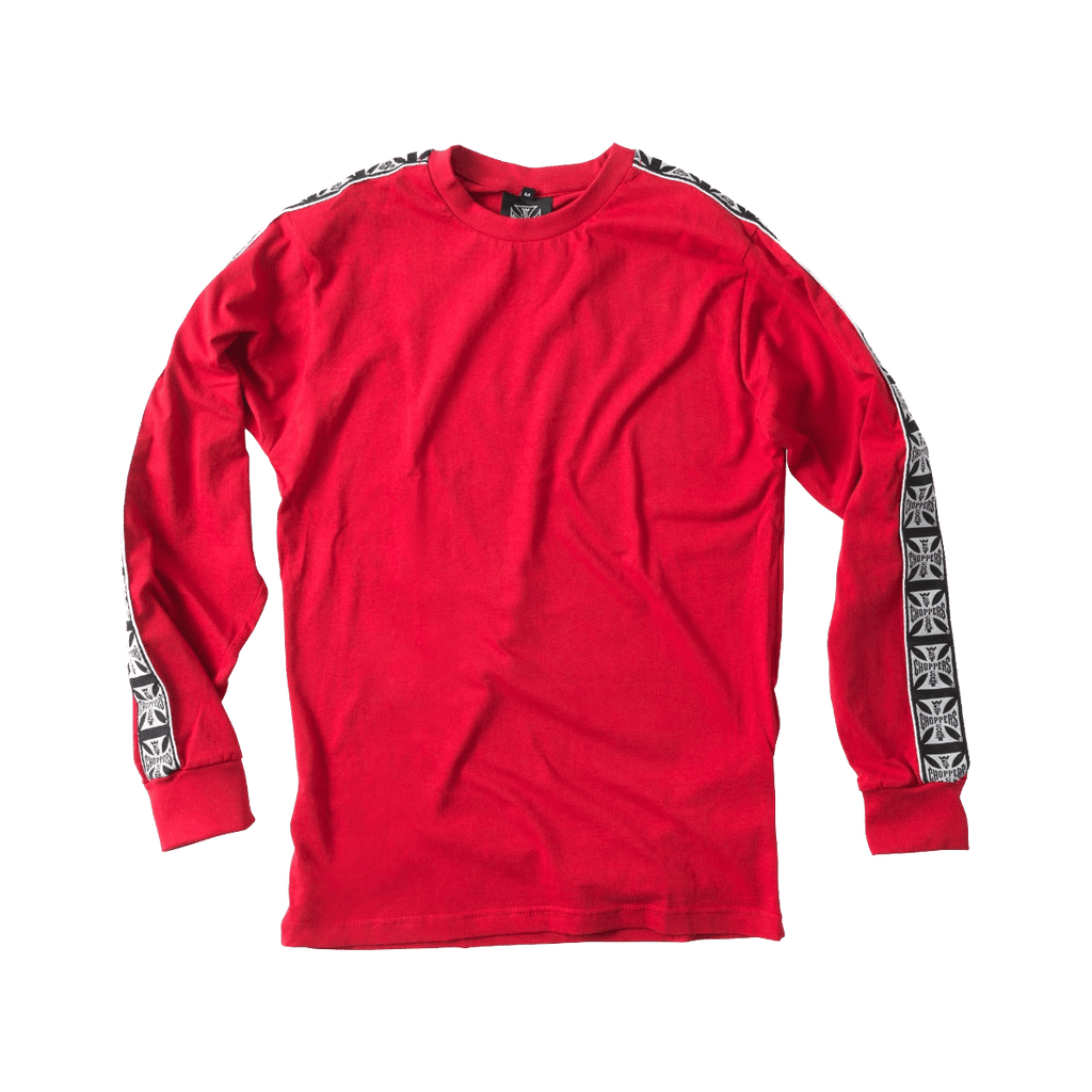 WCC TAPED L/S RED - West Coast Choppers
