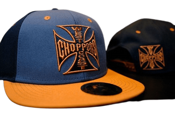 WCC Texas Orange Classic Logo Hat - Charcoal - West Coast Choppers