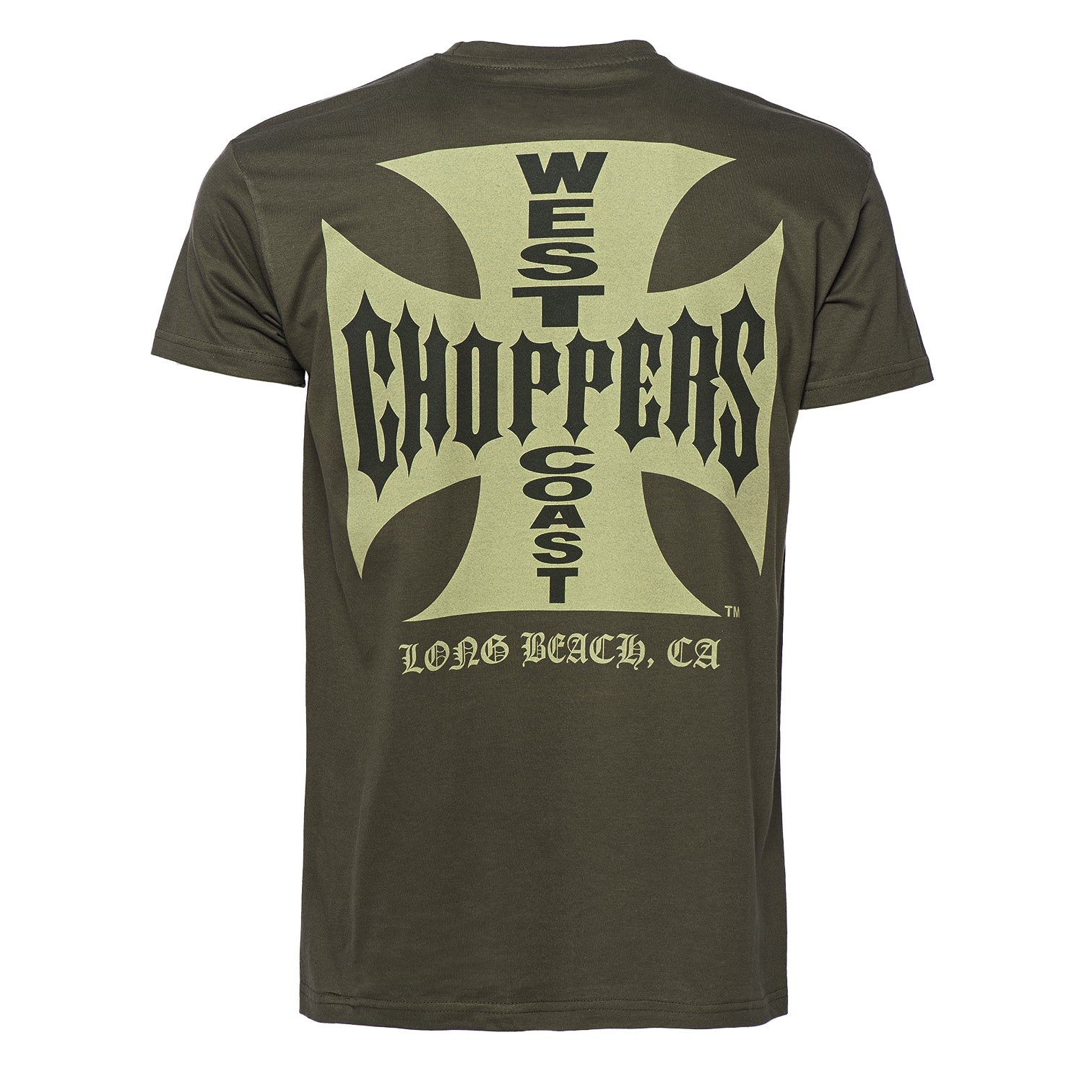thumbnail image 2 of West Coast Choppers Original T-Shirt - OG Cross Long Sleeve (Black, 100% Cotton) 2 of 4