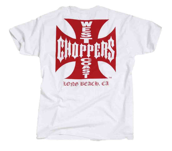 West Coast Choppers OG Classic Tee - White Red